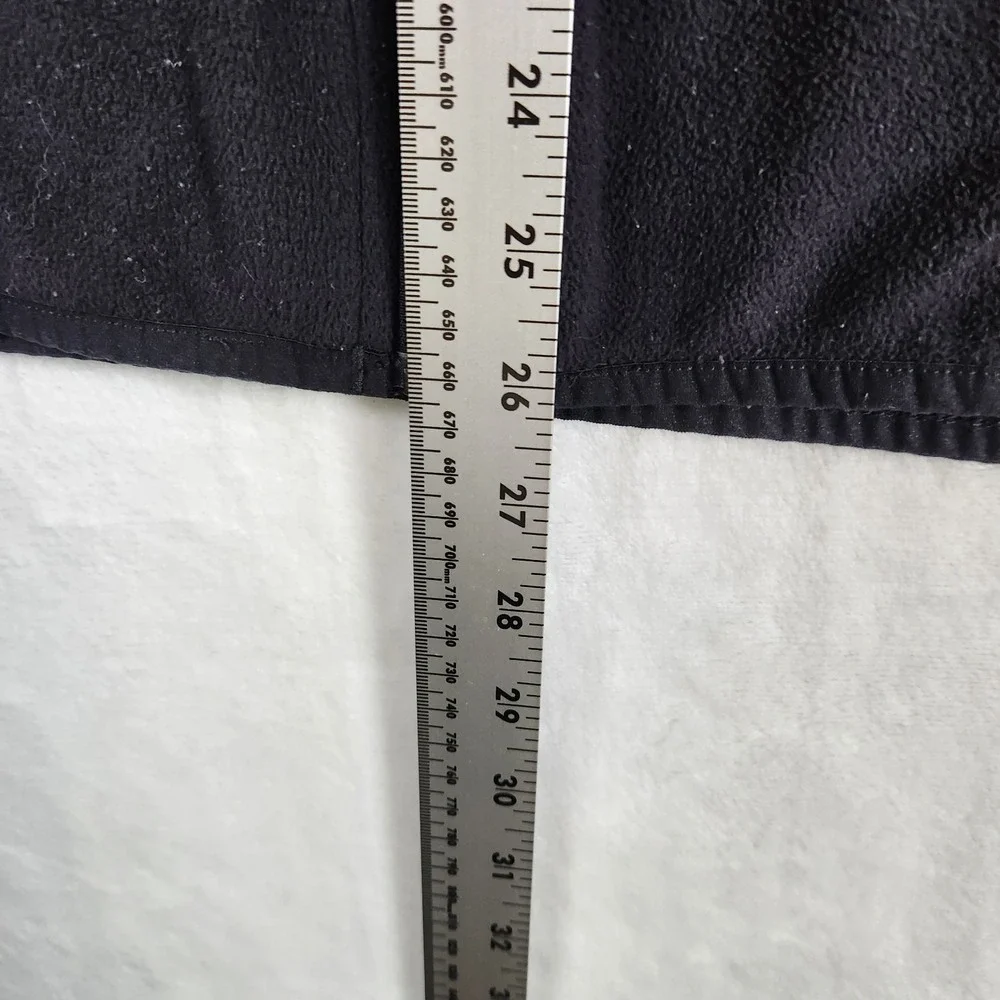 The North Face Mens M Black Fleece Jacket Full‎ Zip Outdoor Hiking Lightweight